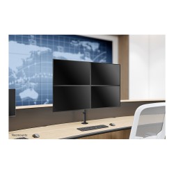 Neomounts FPMA-D550D4BLACK bewegliche Tischhalterung für 4 Bildschirme 13'-32' - Schwarz — Buy in Cyprus with Fast Delivery