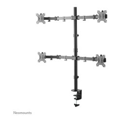 Neomounts FPMA-D550D4BLACK bewegliche Tischhalterung für 4 Bildschirme 13'-32' - Schwarz — Buy in Cyprus with Fast Delivery