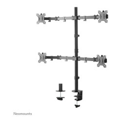 Neomounts FPMA-D550D4BLACK bewegliche Tischhalterung für 4 Bildschirme 13'-32' - Schwarz — Buy in Cyprus with Fast Delivery