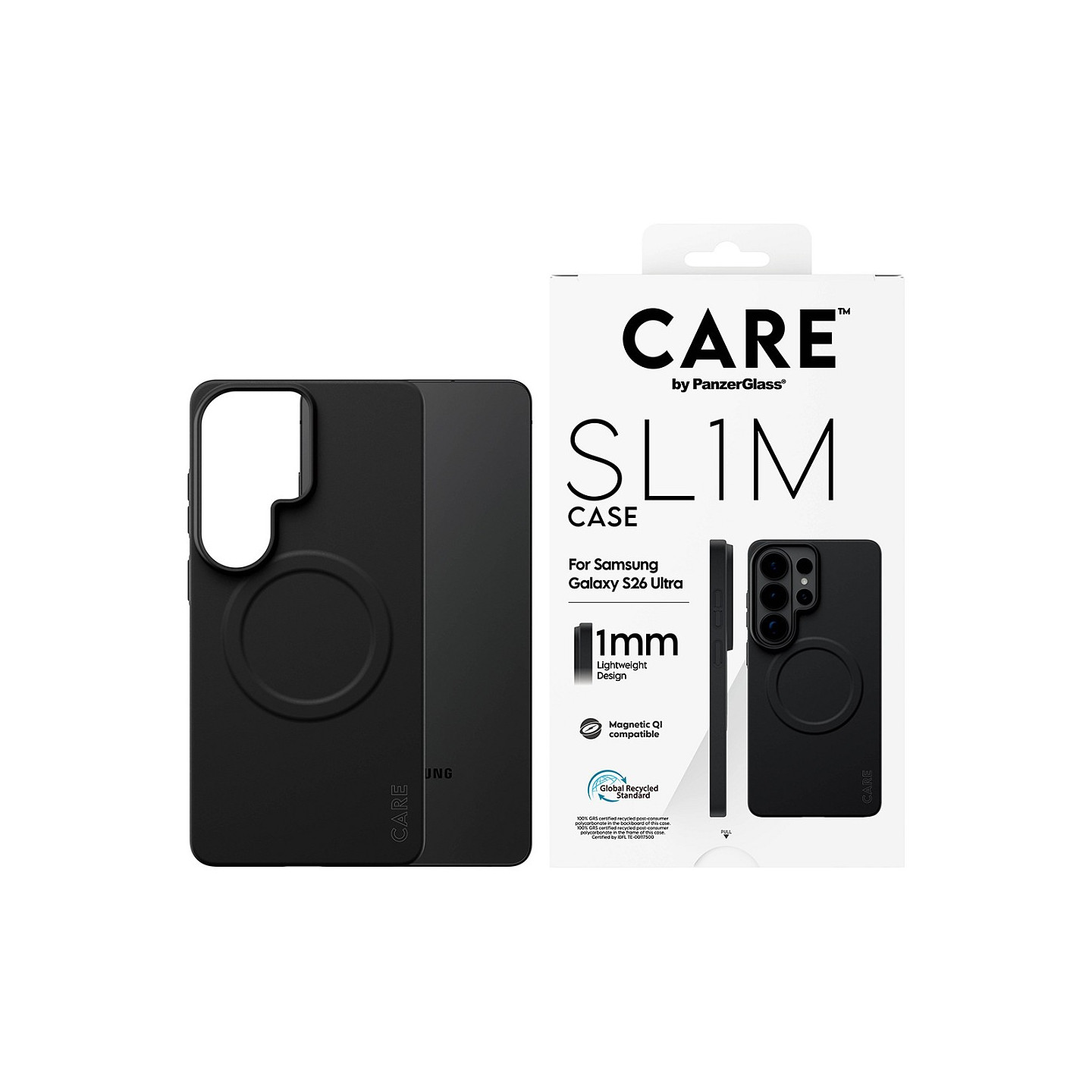 PanzerGlass CARE SL1M Case Schwarz Samsung Galaxy S26 Ultra — Buy in Cyprus with Fast Delivery