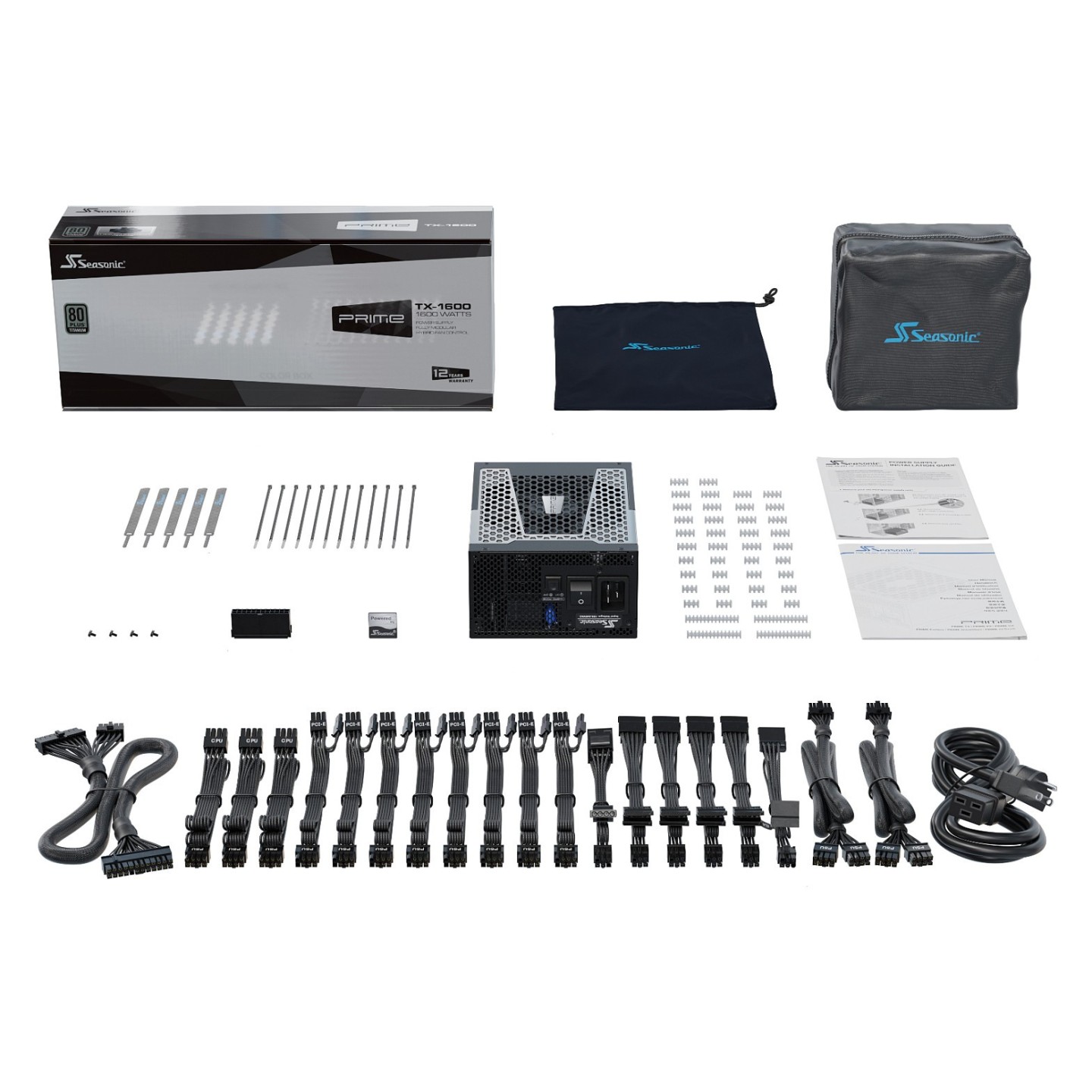 Seasonic PRIME TX-1600 ATX 3.1 80+ Titanium 1600W Fully Modular PSU (Boxed) — Buy in Cyprus with Fast Delivery