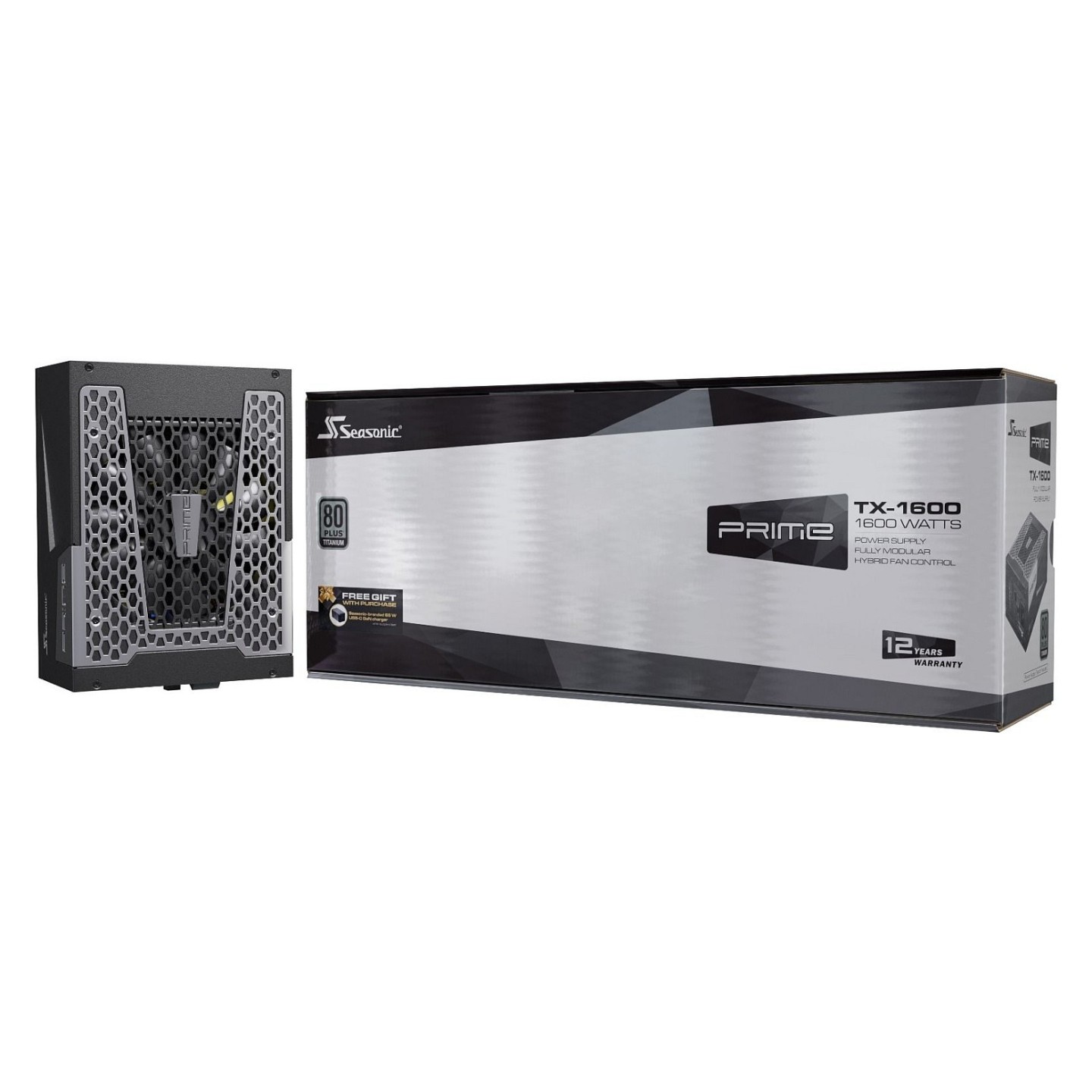 Seasonic PRIME TX-1600 ATX 3.1 80+ Titanium 1600W Fully Modular PSU (Boxed) — Buy in Cyprus with Fast Delivery