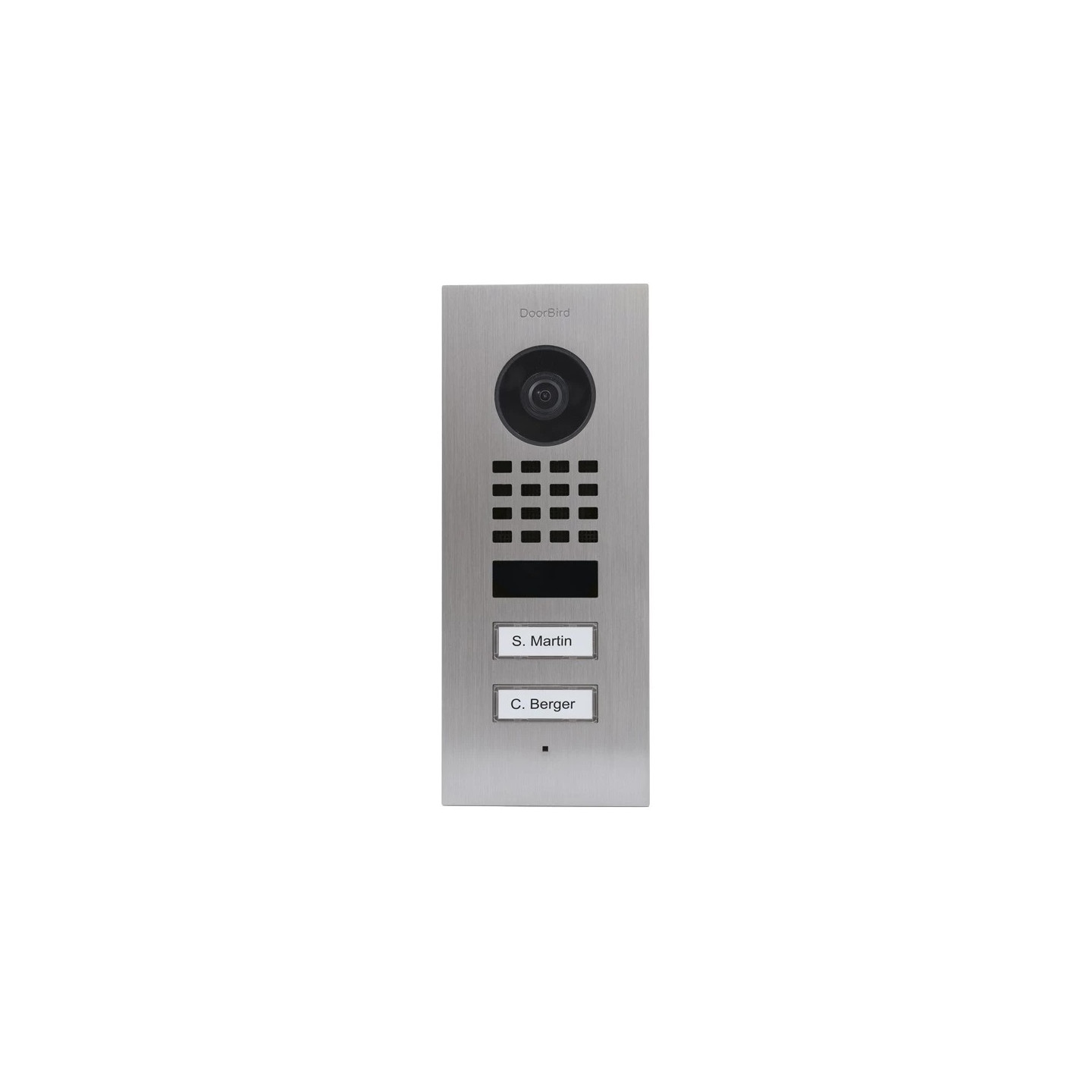 DoorBird D1102V IP Vid. Türst. V2A Edels. 2Ruftasten Unterputz — Buy in Cyprus with Fast Delivery