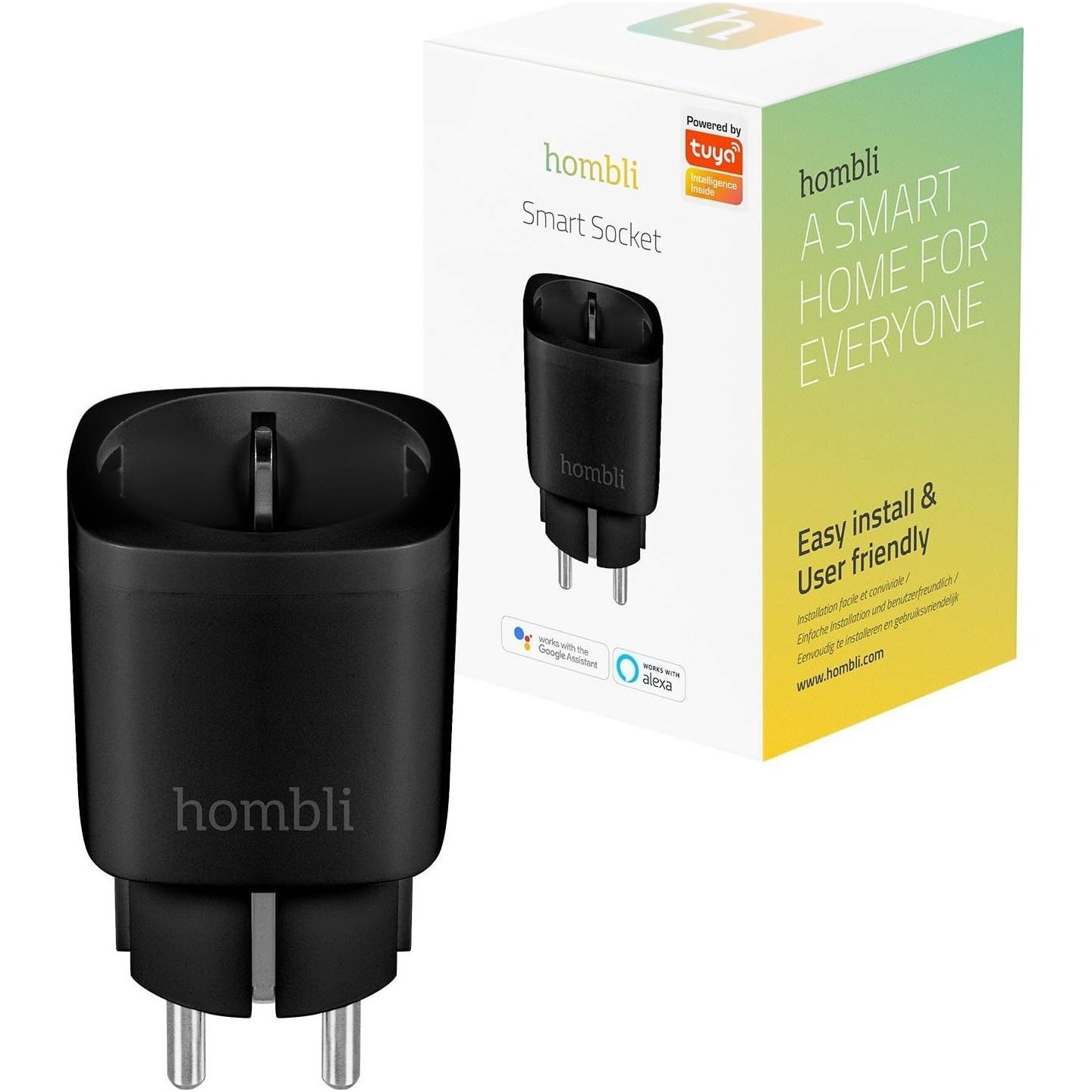 Hombli smarte outdoor Steckdose V2. schwarz — Buy in Cyprus with Fast Delivery