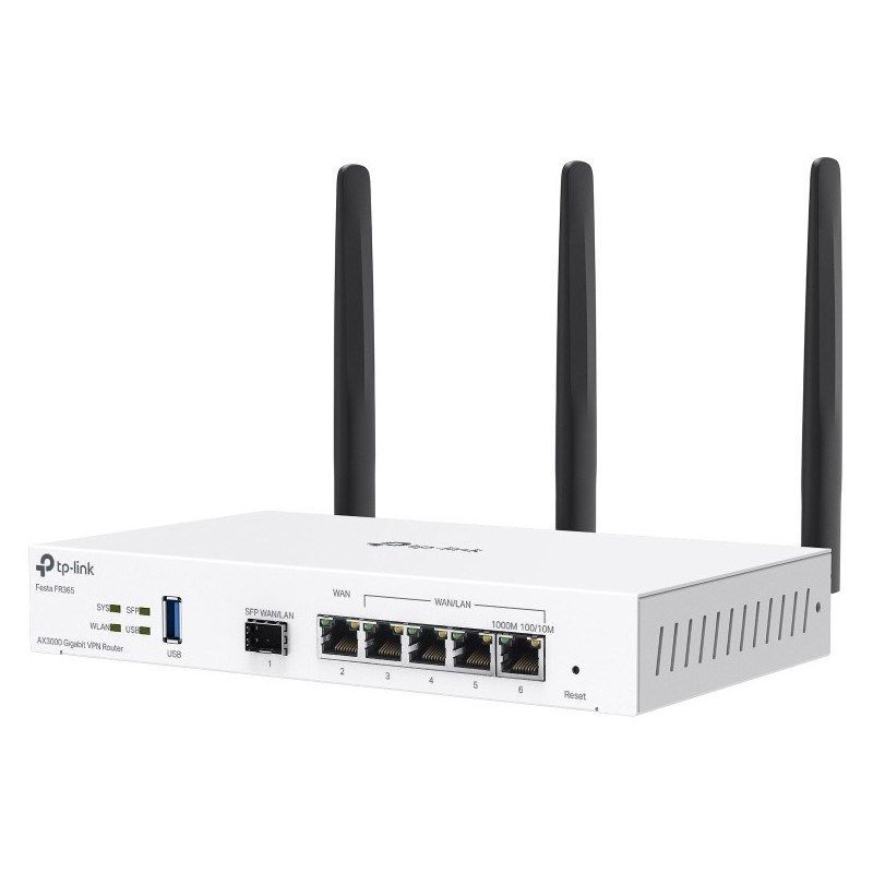 Buy TP-Link FESTA FR365 - AX3000 Wi-Fi 6 Dual-Band VPN Router - Gigabit LAN, White in Cyprus, Nicosia, Limassol, Larnaka, Pafos