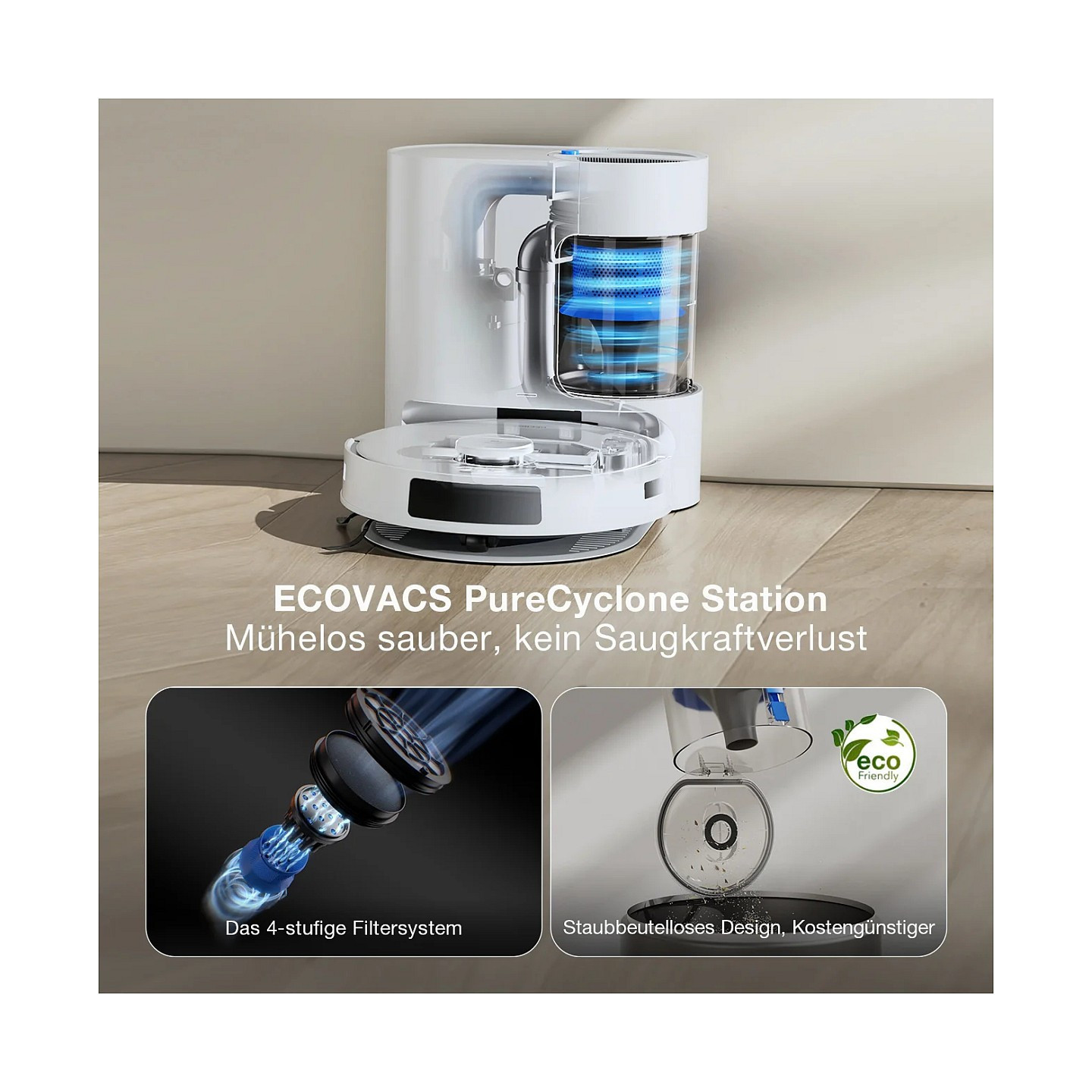 Deebot Saugroboter N20 PLUS white — Buy in Cyprus with Fast Delivery