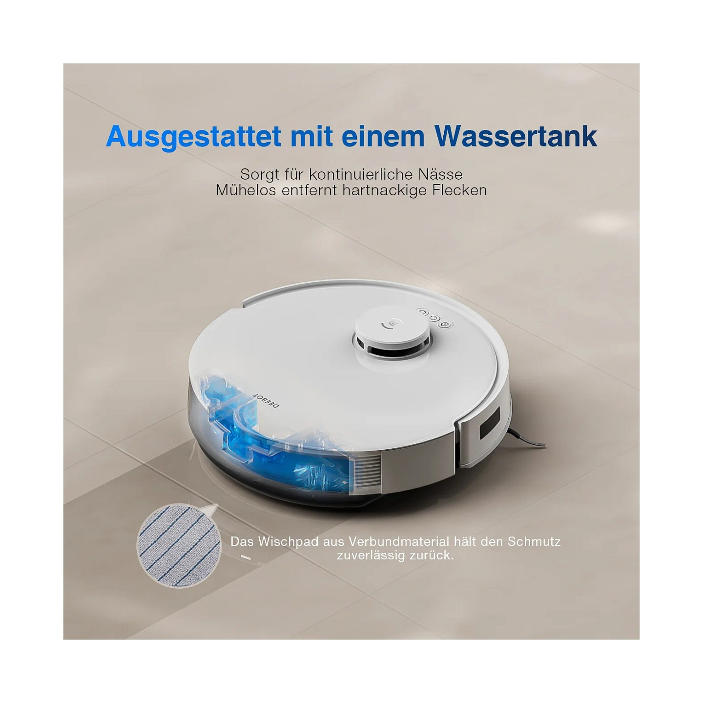 Deebot Saugroboter N20 PLUS white — Buy in Cyprus with Fast Delivery