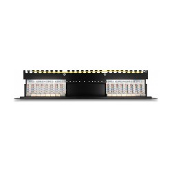 Delock 19? Patchpanel 16 Port Cat.6A 1 HE schwarz — Buy in Cyprus with Fast Delivery