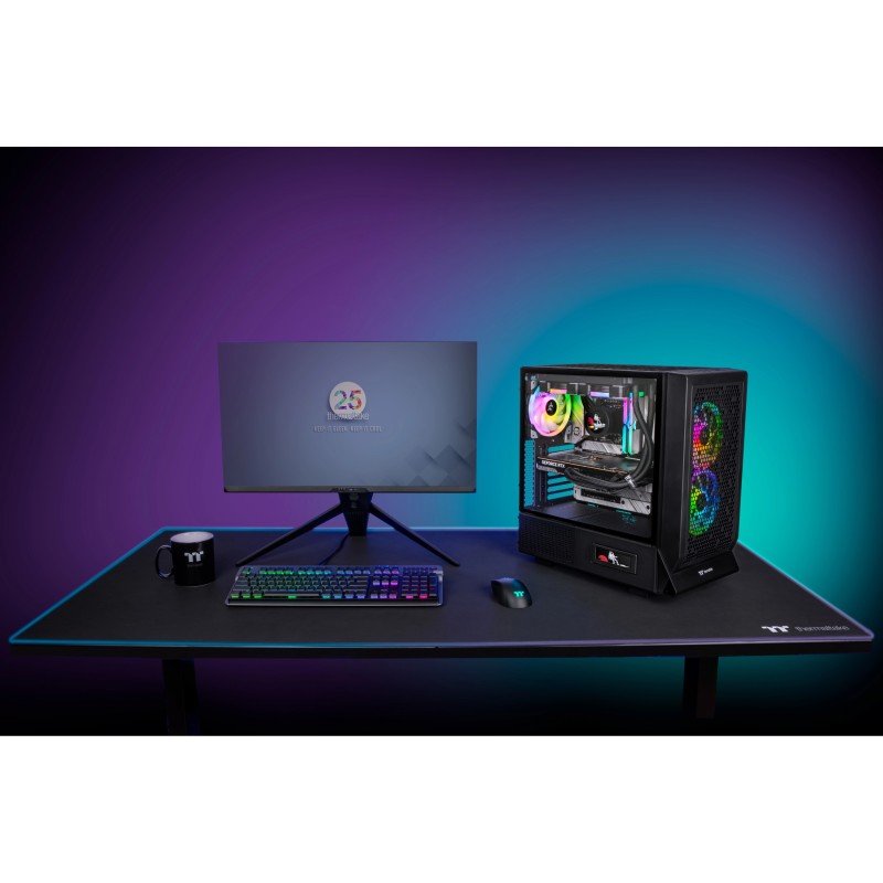 Buy Thermaltake Ceres 330 TG - ARGB Mid-Tower PC Case, Tempered Glass, Black in Cyprus, Nicosia, Limassol, Larnaka, Pafos