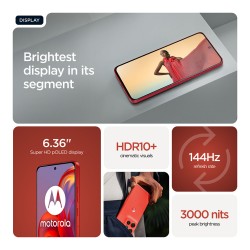 Motorola Edge Neo 60 5G 12+256GB PANTONE poinciana — Buy in Cyprus with Fast Delivery