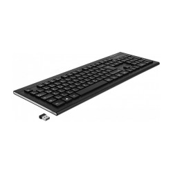 Delock USB Tastatur 2.4 GHz kabellos schwarz (Water-Drop ) — Buy in Cyprus with Fast Delivery