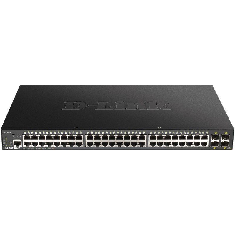Buy D-Link DGS-1250-52XMP - 52-Port Smart Managed PoE+ Switch, 48x Gigabit RJ45 ... in Cyprus, Nicosia, Limassol, Larnaka, Pafos