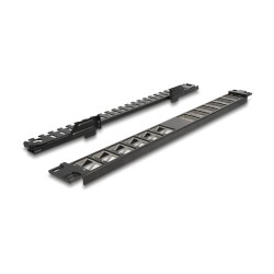 Delock 19? Keystone Patchpanel 24 Port gewinkelt mit Entlastungsschiene schwarz — Buy in Cyprus with Fast Delivery