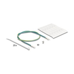 Delock 19? Keystone Patchpanel 24 Port gewinkelt mit Entlastungsschiene schwarz — Buy in Cyprus with Fast Delivery