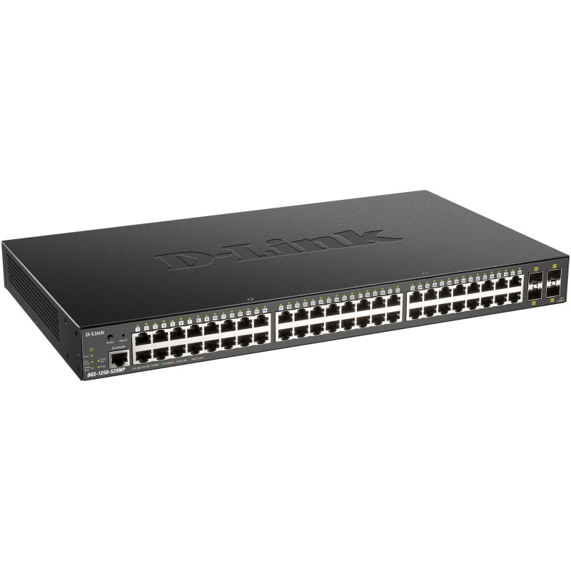 Buy D-Link DGS-1250-52XMP - 52-Port Smart Managed PoE+ Switch, 48x Gigabit RJ45 ... in Cyprus, Nicosia, Limassol, Larnaka, Pafos