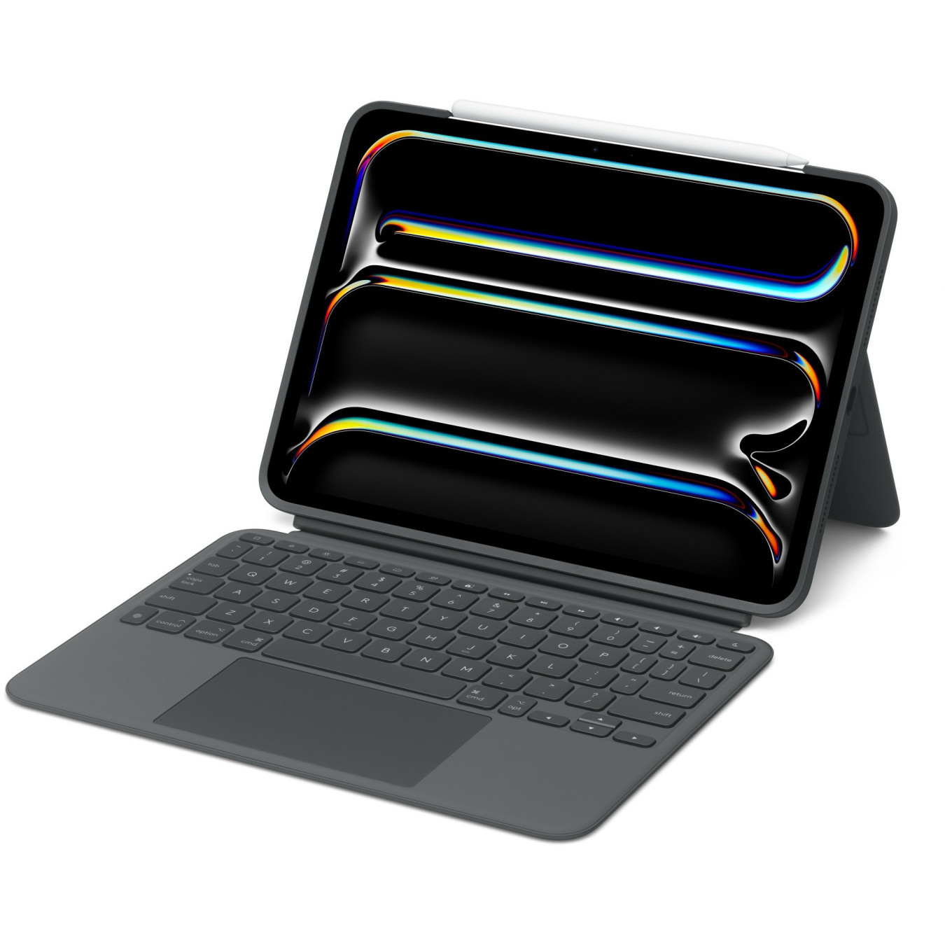 ComboTouch Keyboard Case for 11-inch iPad Air/Pro (M4) - HRH42F/A - Black, Backlit QWERTY with Trackpad (Wired)