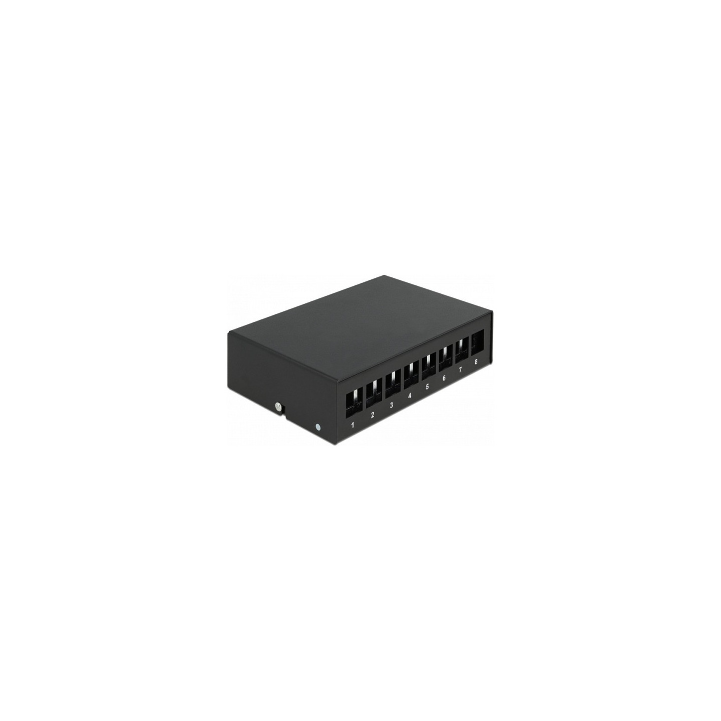 Delock Keystone Patchpanel 8 Port schwarz — Buy in Cyprus with Fast Delivery