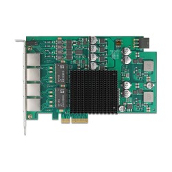 PCI Express x4 Netzwerkkarte Gigabit LAN 4 x RJ45 mit PoE+ i350 — Buy in Cyprus with Fast Delivery