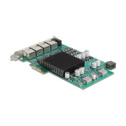PCI Express x4 Netzwerkkarte Gigabit LAN 4 x RJ45 mit PoE+ i350 — Buy in Cyprus with Fast Delivery