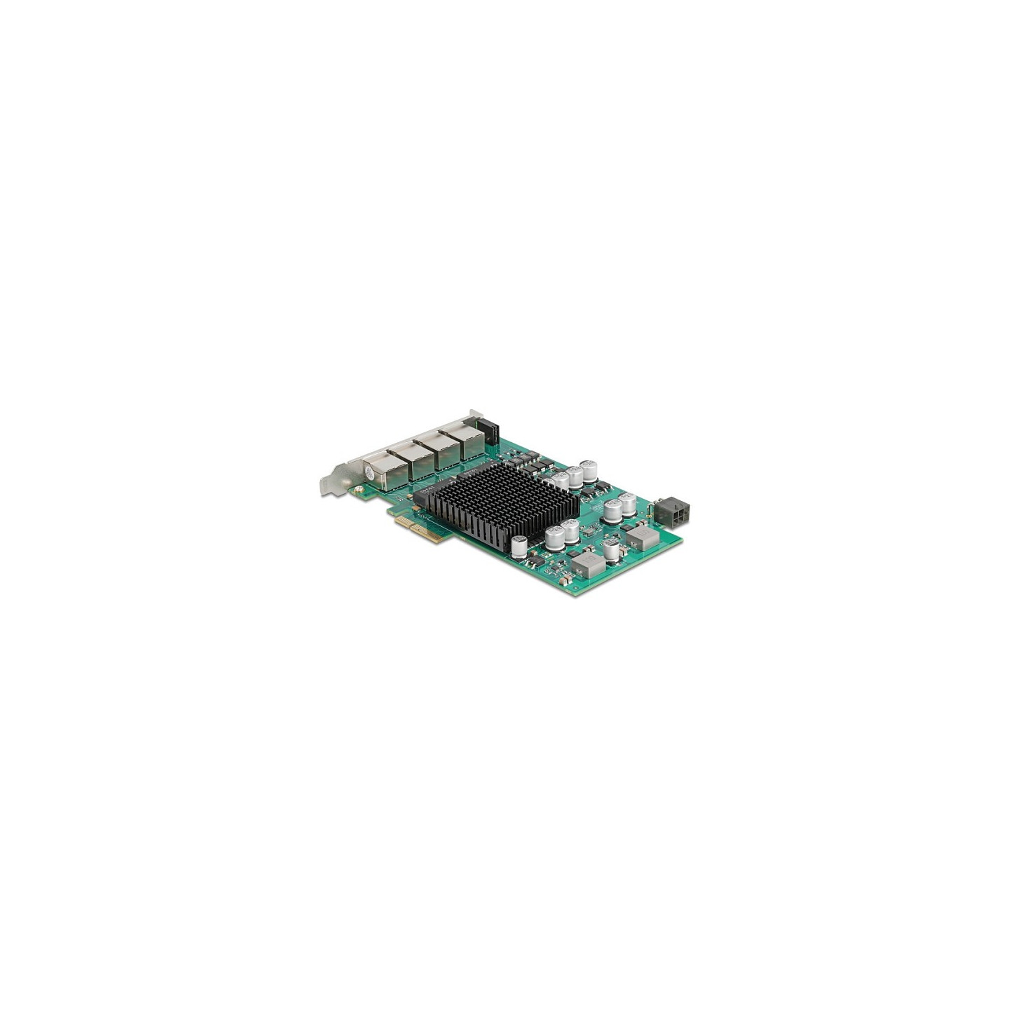 PCI Express x4 Netzwerkkarte Gigabit LAN 4 x RJ45 mit PoE+ i350 — Buy in Cyprus with Fast Delivery