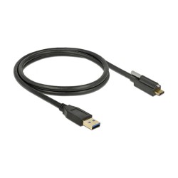 USB3.1 USB Typ-A Stecker to USB 3.1 Gen 2 USB Type-CTM Stecker mit Schraube oben 1 m — Buy in Cyprus with Fast Delivery
