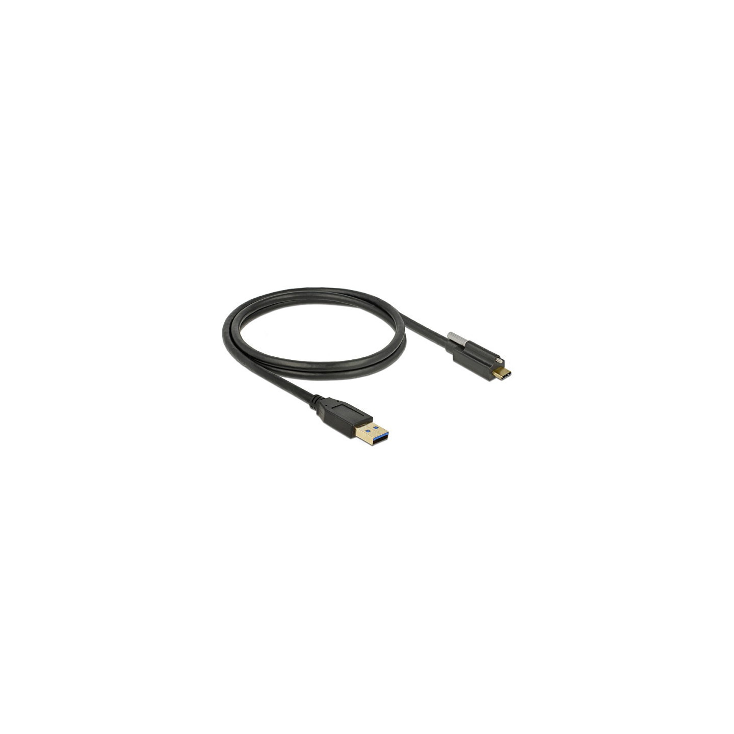 USB3.1 USB Typ-A Stecker to USB 3.1 Gen 2 USB Type-CTM Stecker mit Schraube oben 1 m — Buy in Cyprus with Fast Delivery