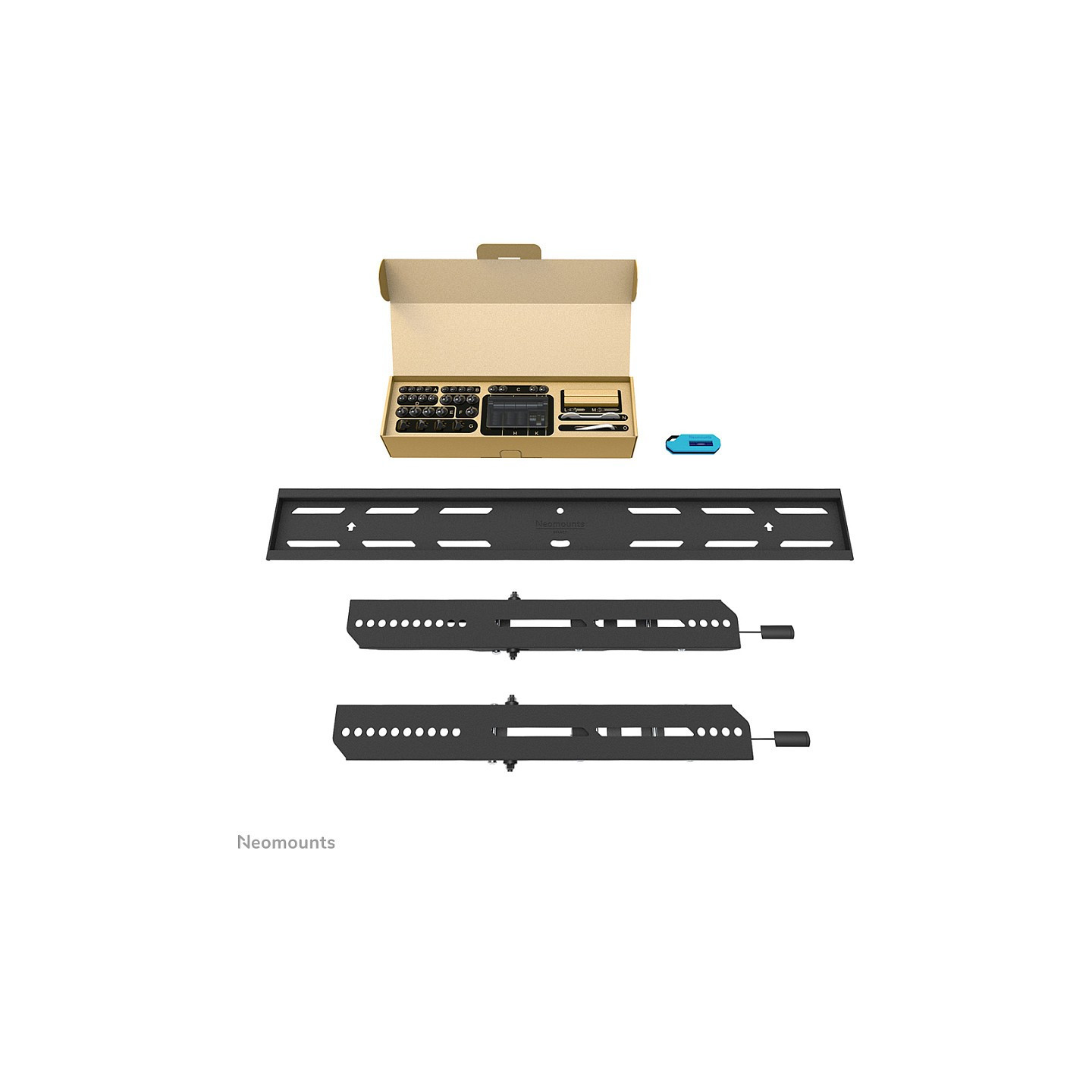 Wandhalterung für 40-82' Bildschirme 70KG WL30S-850BL16 Neomounts — Buy in Cyprus with Fast Delivery