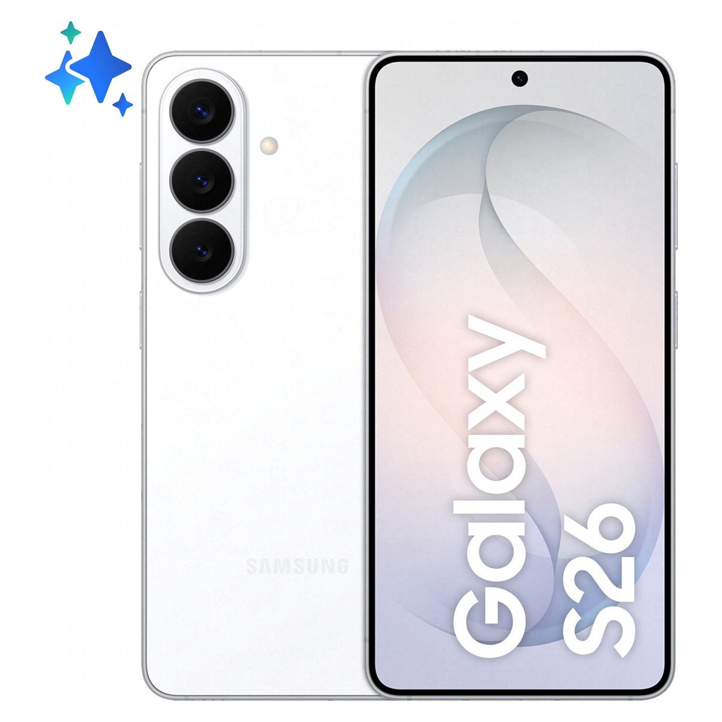 Samsung Galaxy S26 256GB White 15.93cm (6.3') OLED Display. Android 16. 50MP Triple-Kamera — Buy in Cyprus with Fast Delivery