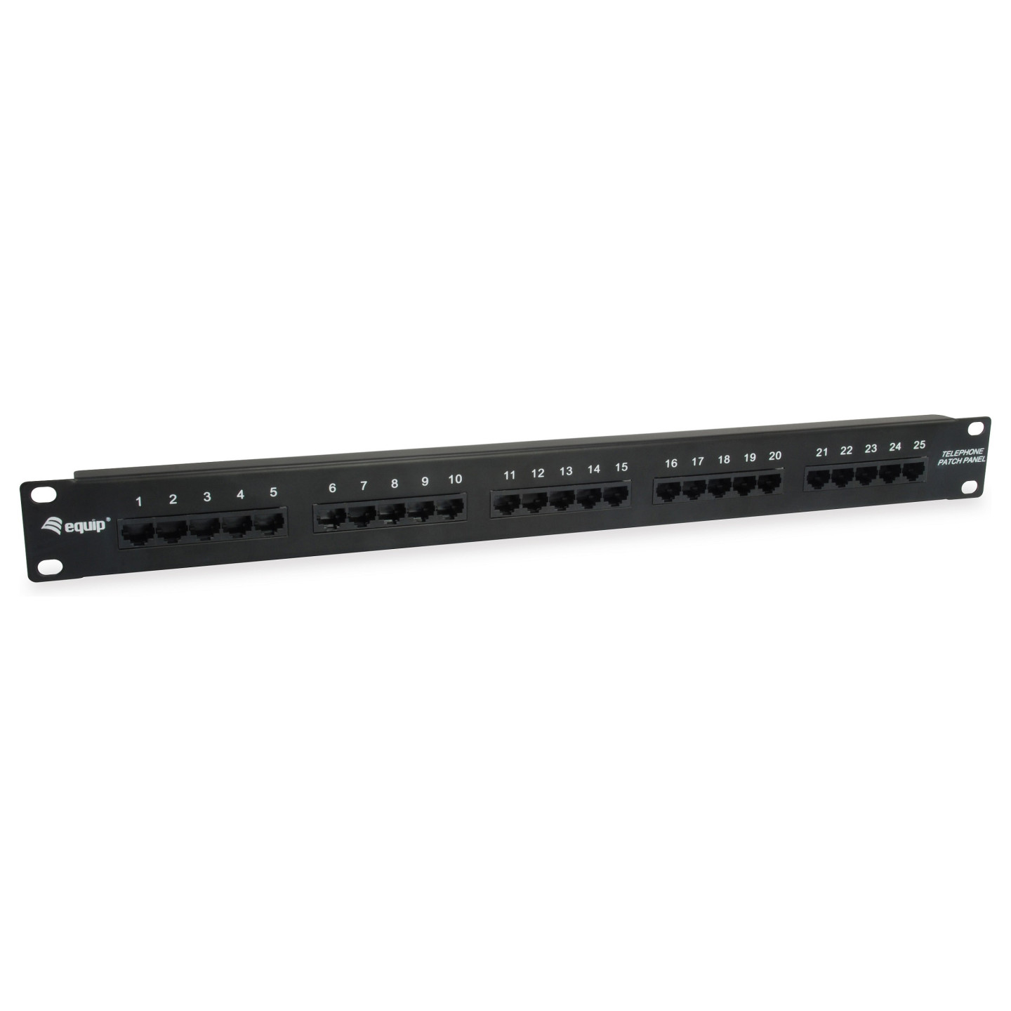 Equip Patchpanel 25x RJ45 Cat3 19' UTP 1HE ISDN schwarz — Buy in Cyprus with Fast Delivery
