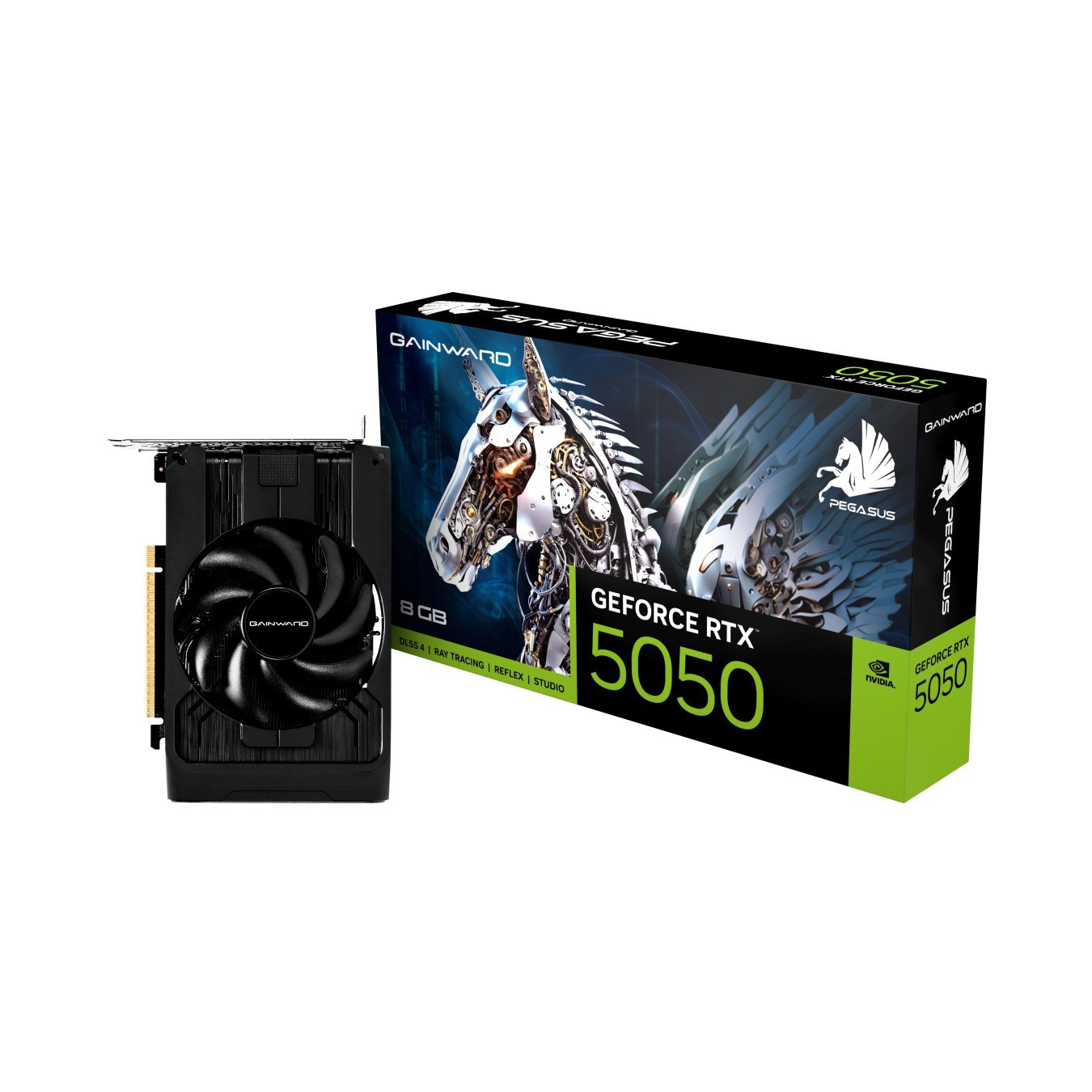 Gainward GeForce RTX 5050 Pegasus - 8GB GDDR6, 128-bit, PCIe 5.0, 2317/2572 MHz — Buy in Cyprus with Fast Delivery