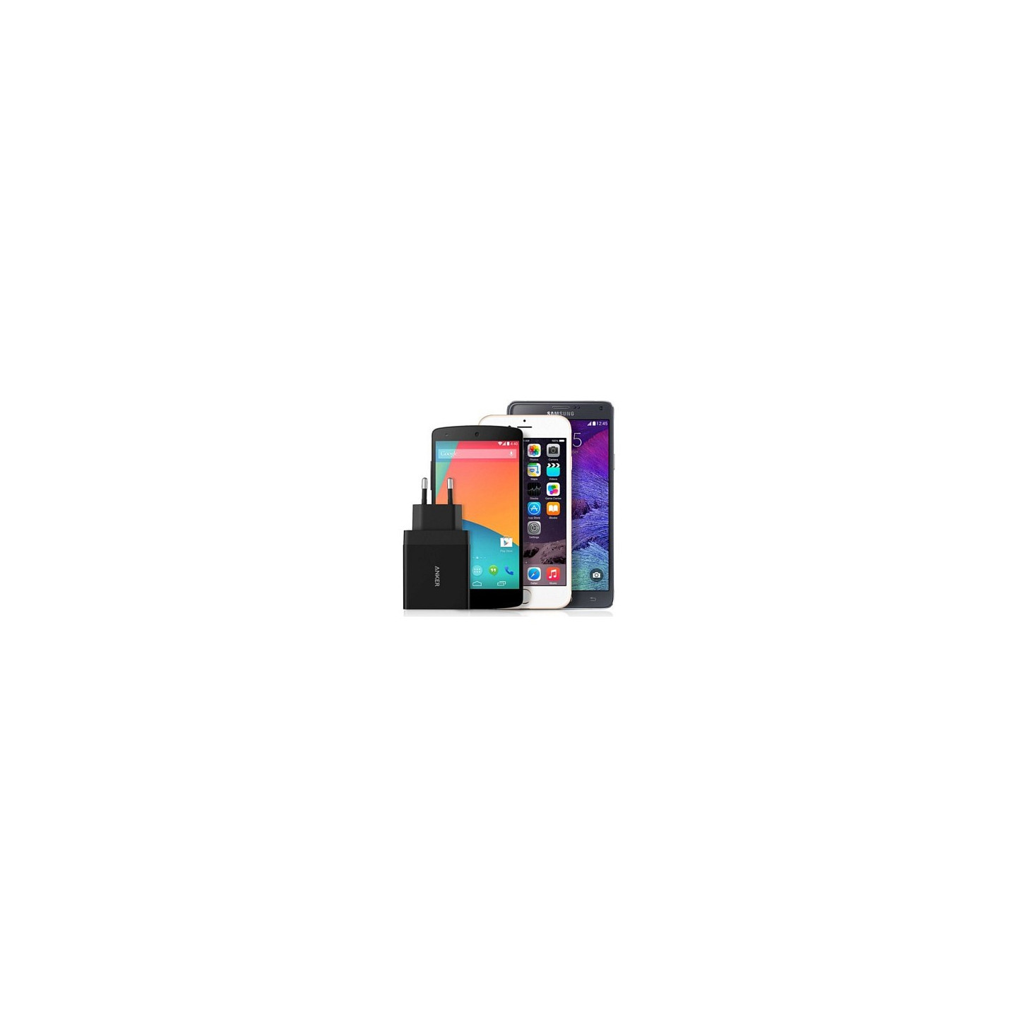 HUB 2Port Anker Innovations 4.8 A - 2 Ausgabeanschlussstellen (USB) Black — Buy in Cyprus with Fast Delivery
