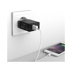 HUB 2Port Anker Innovations 4.8 A - 2 Ausgabeanschlussstellen (USB) Black — Buy in Cyprus with Fast Delivery