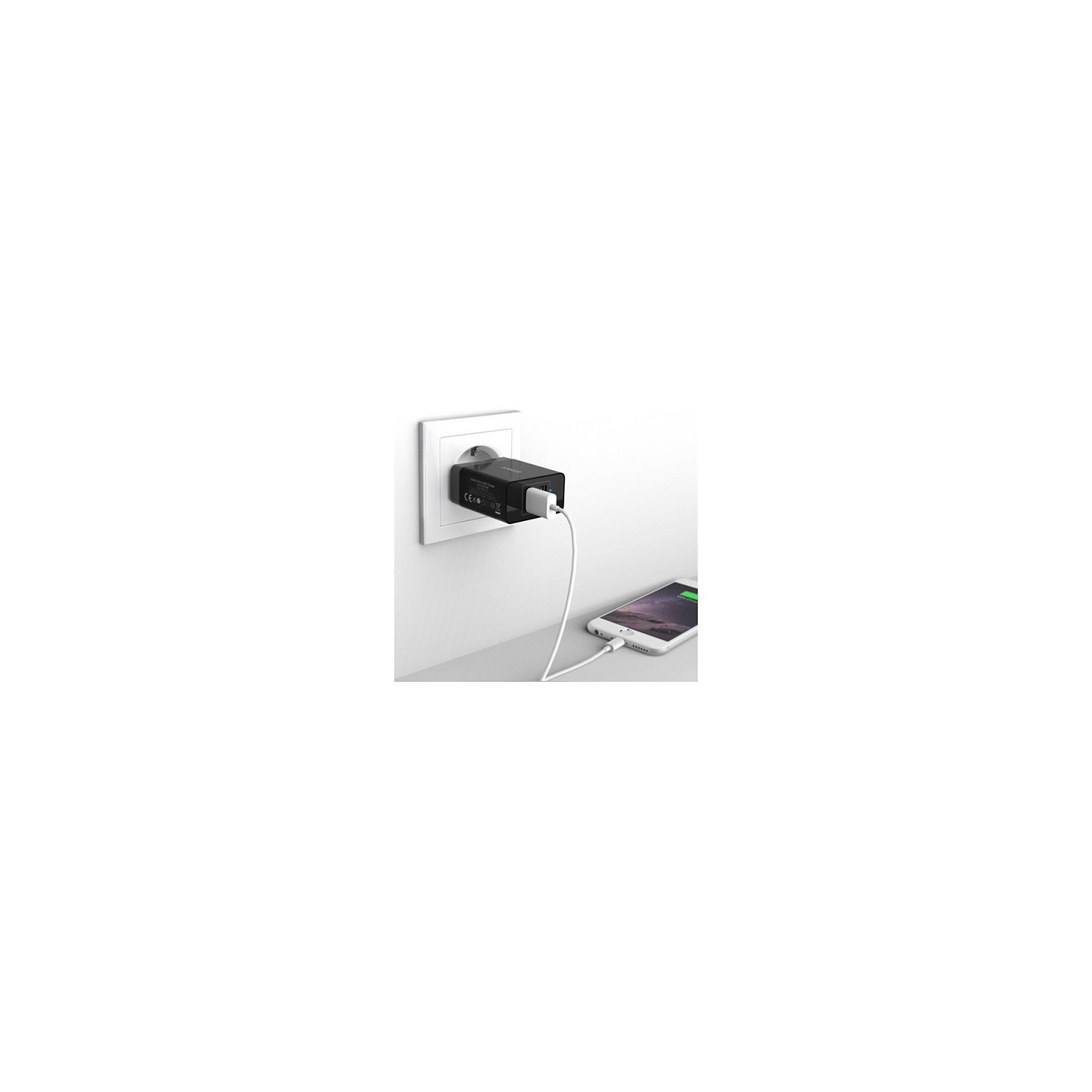HUB 2Port Anker Innovations 4.8 A - 2 Ausgabeanschlussstellen (USB) Black — Buy in Cyprus with Fast Delivery