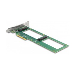 PCI Express 4.0 x8 Karte zu 2 x intern U.2 NVMe SFF-8639 - Bifurcation — Buy in Cyprus with Fast Delivery
