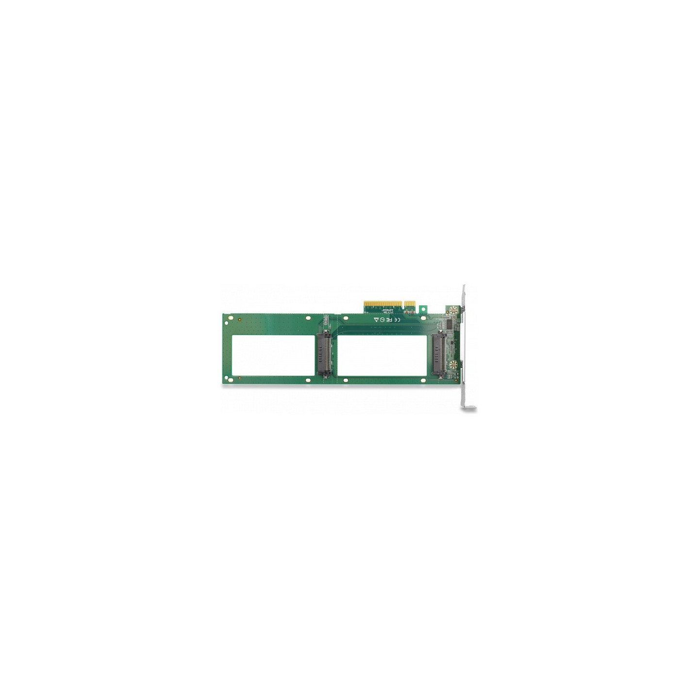 PCI Express 4.0 x8 Karte zu 2 x intern U.2 NVMe SFF-8639 - Bifurcation — Buy in Cyprus with Fast Delivery