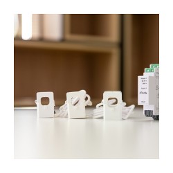 Shelly Relais 'Pro 3EM 120A' WLAN LAN Stromzähler Inkl. 3x 120A Klemmen Messfunktion BT DIN-Rail