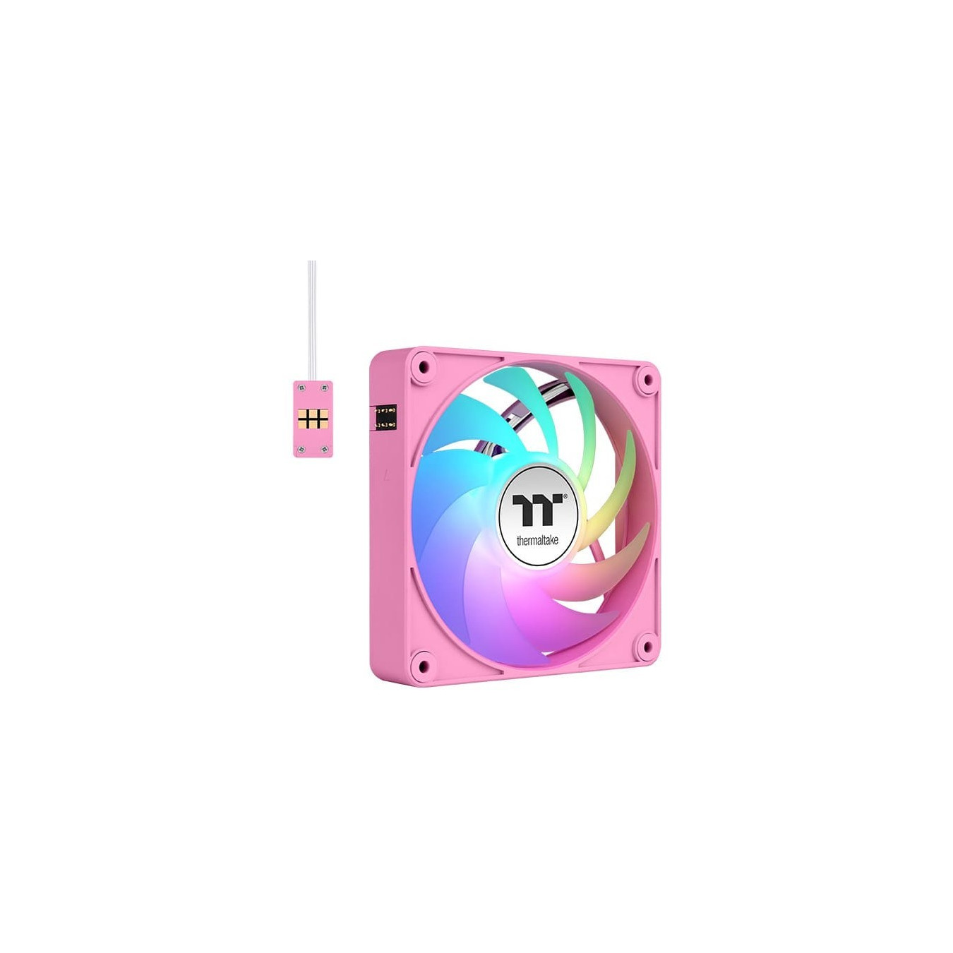 Thermaltake CT140 EX ARGB 140mm Pink - 3-Pack, 4-pin PWM, 500-1800 RPM — Buy in Cyprus with Fast Delivery