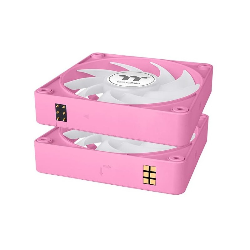 Buy Thermaltake CT140 EX ARGB 140mm Pink - 3-Pack, 4-pin PWM, 500-1800 RPM in Cyprus, Nicosia, Limassol, Larnaka, Pafos