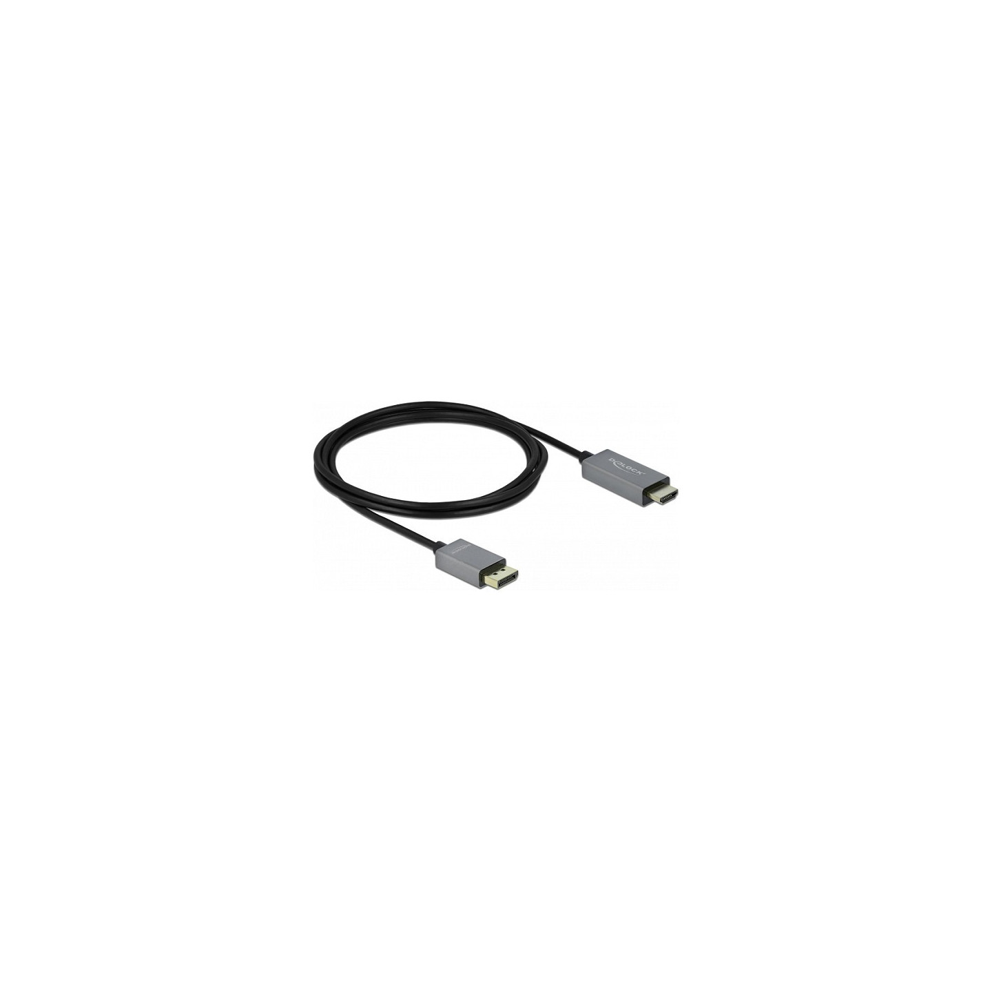Adapter DisplayPort to HDMI (ST-BU) aktiv DeLOCK Black 2m — Buy in Cyprus with Fast Delivery