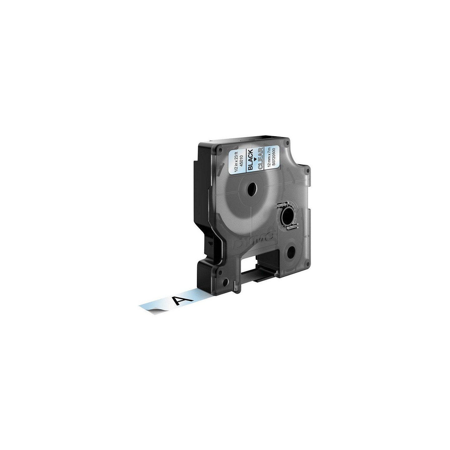 Dymo D1 Etiketten S0720500 12mm x 7m Schwarz auf Transparent — Buy in Cyprus with Fast Delivery