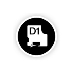 Dymo D1 Etiketten S0720500 12mm x 7m Schwarz auf Transparent — Buy in Cyprus with Fast Delivery