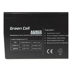 Green Cell AGM05 VRLA Sealed Lead Acid Battery – 12V 7.2Ah | Armenius Store