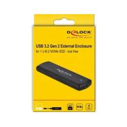 Externes Gehäuse für M.2 NVMe PCIe SSD mit USB Type-CTM Buchse - werkzeugfrei — Buy in Cyprus with Fast Delivery