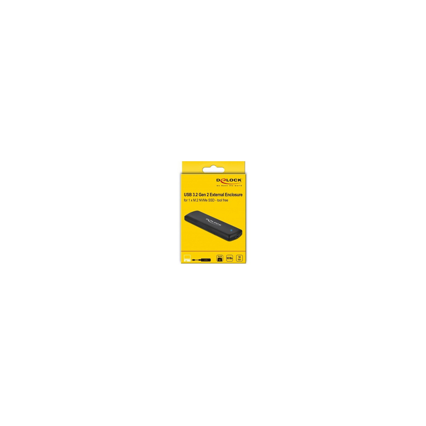 Externes Gehäuse für M.2 NVMe PCIe SSD mit USB Type-CTM Buchse - werkzeugfrei — Buy in Cyprus with Fast Delivery
