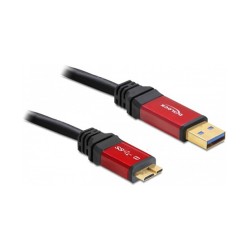 USB-A to MicroUSB-B (ST-ST) 2m DeLOCK Black — Buy in Cyprus with Fast Delivery
