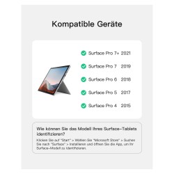inateck Keyboard Surface gray. Sureface GO 1-4 Com. QWERTZ — Buy in Cyprus with Fast Delivery