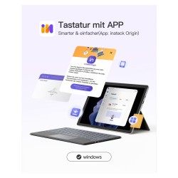 inateck Keyboard Surface gray. Sureface GO 1-4 Com. QWERTZ — Buy in Cyprus with Fast Delivery