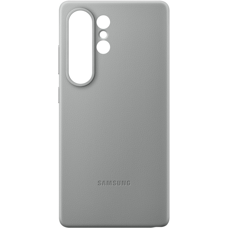 Buy Samsung Kindsuit Faux Leather Case - Galaxy S25 Ultra - Grey, Slim Back Cove... in Cyprus, Nicosia, Limassol, Larnaka, Pafos