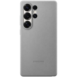 Buy Samsung Kindsuit Faux Leather Case - Galaxy S25 Ultra - Grey, Slim Back Cove... in Cyprus, Nicosia, Limassol, Larnaka, Pafos
