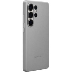 Buy Samsung Kindsuit Faux Leather Case - Galaxy S25 Ultra - Grey, Slim Back Cove... in Cyprus, Nicosia, Limassol, Larnaka, Pafos